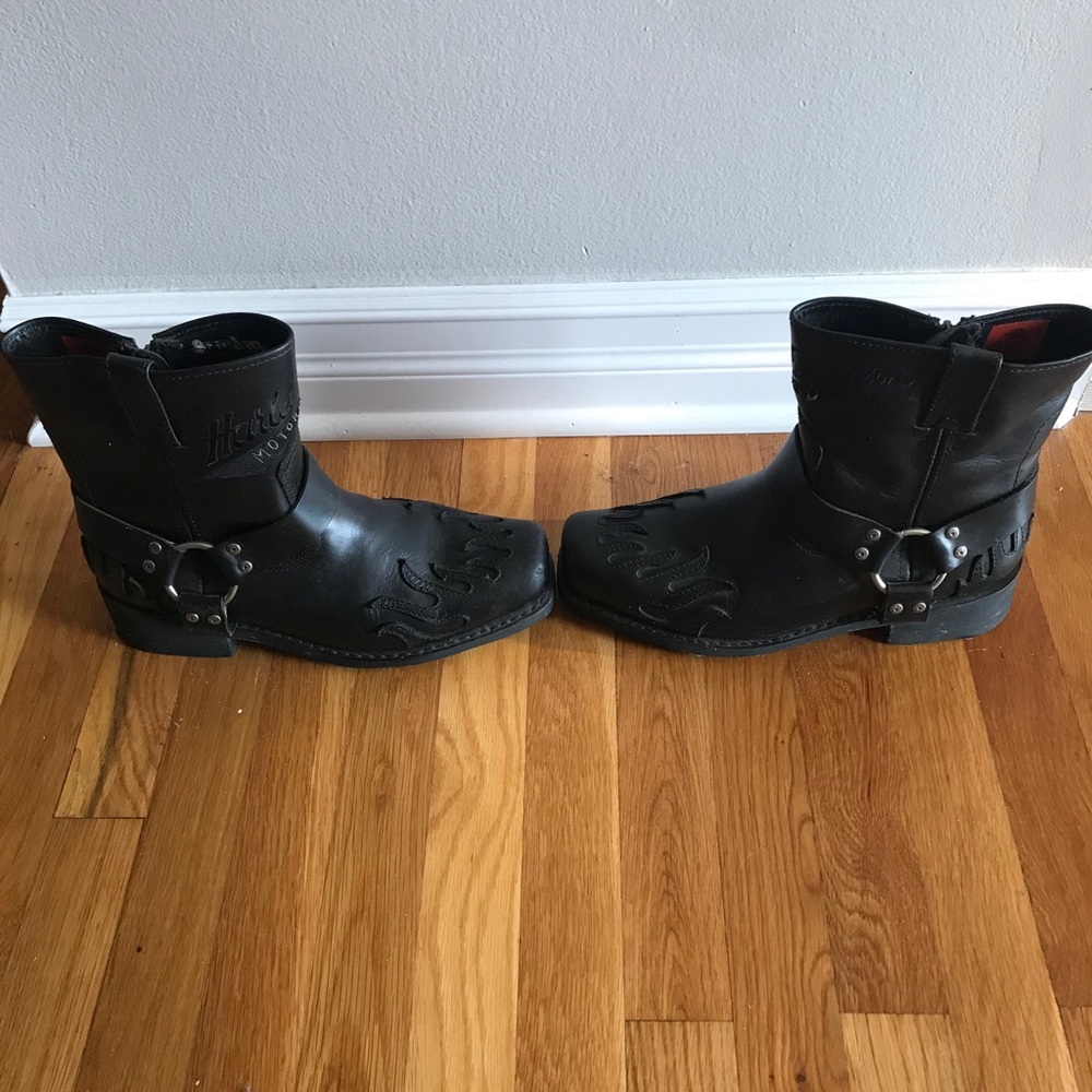 Harley Davison leather boots 🥾